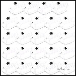 Clear Fanny Pack Waterproof Adjustable Belt Bag Festival Travel Approved 24 Pack